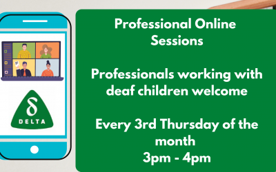 Online CPD Sessions for Professionals working with deaf children