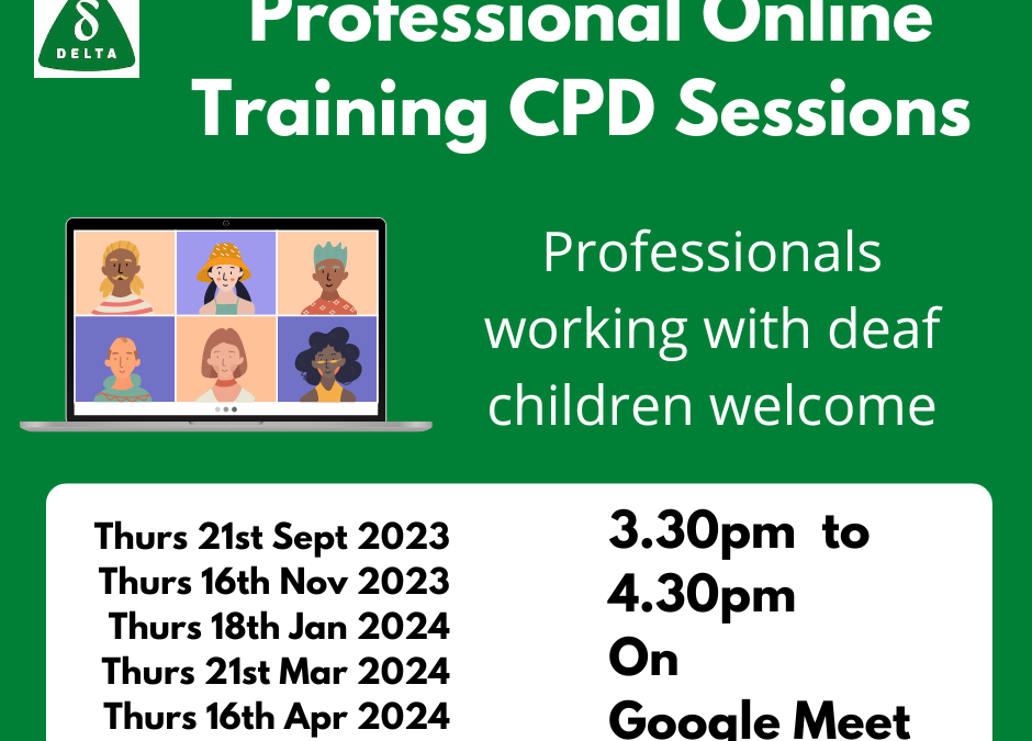 Enhance Your Professional Development with Our Exciting CPD Sessions for Teachers of the Deaf