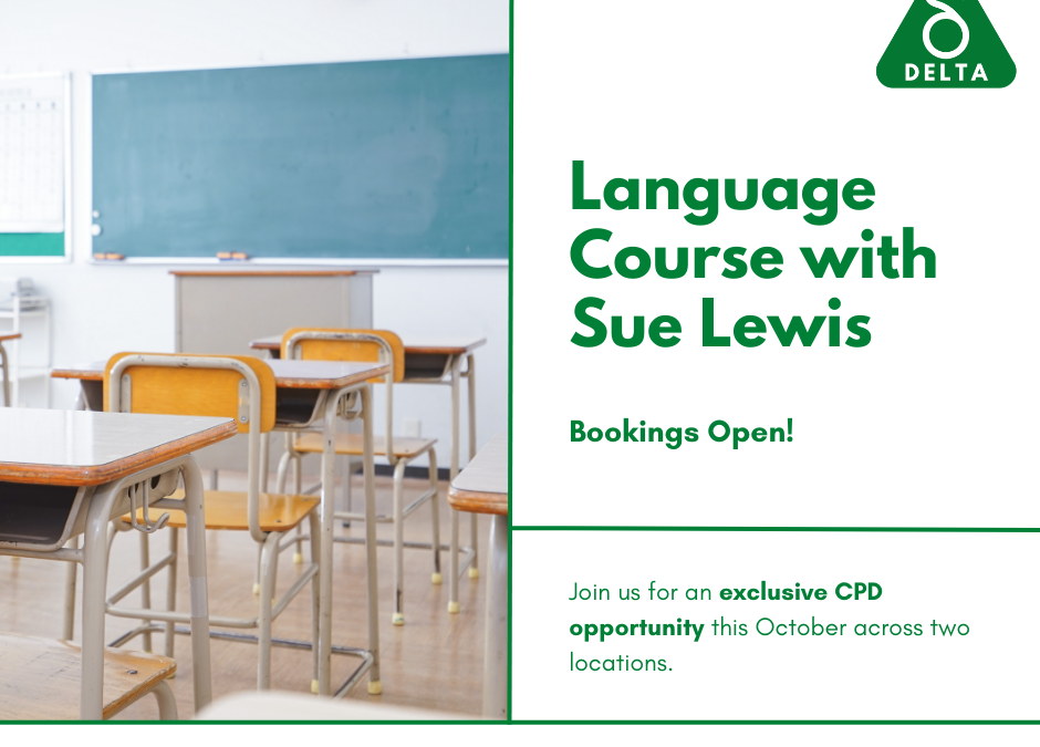 Upcoming CPD Opportunity: Language Course with Sue Lewis